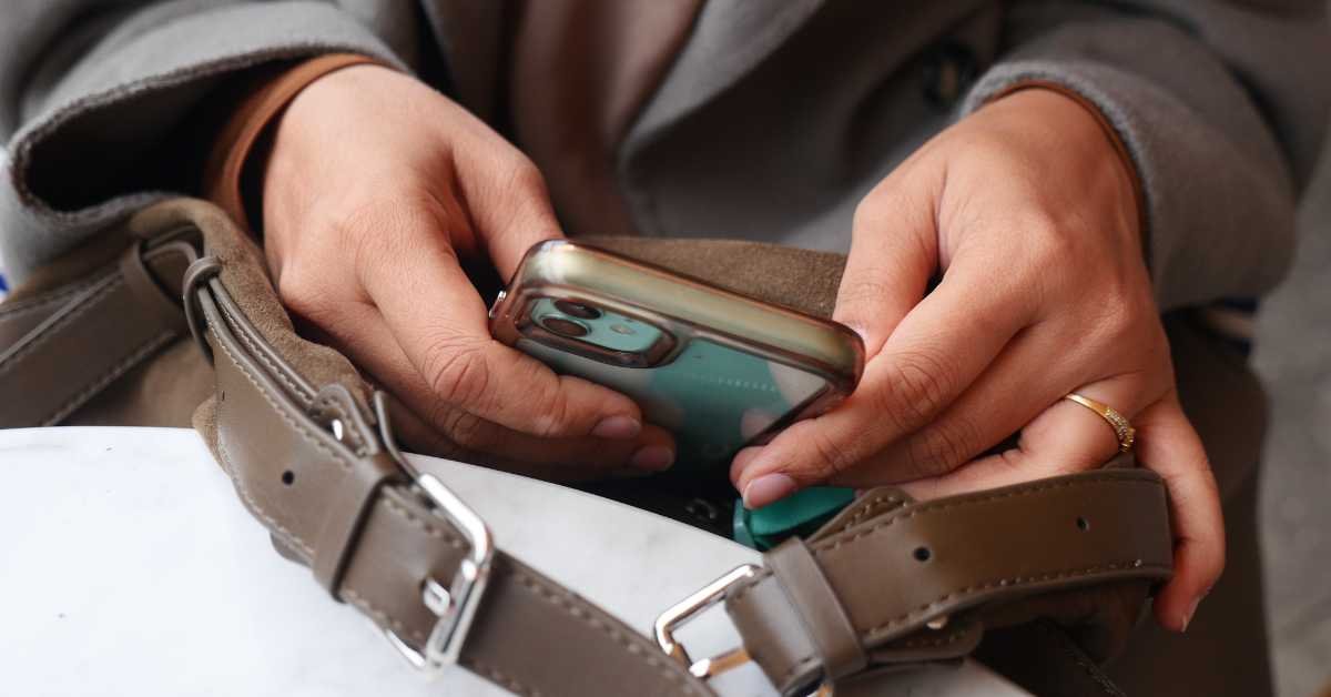 phone kept away during cleaning home