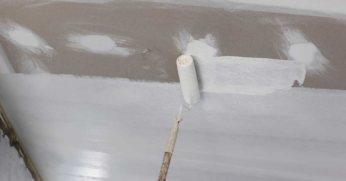 ceiling paint shedding dust home