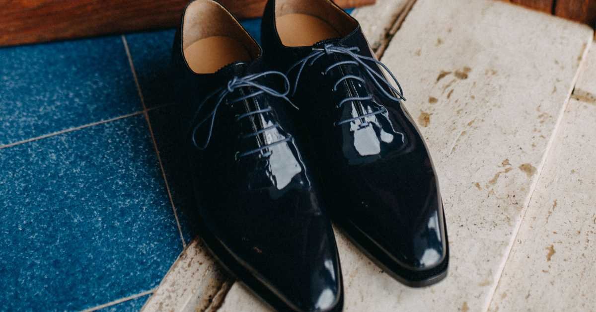 shoes kept outside door entrance home