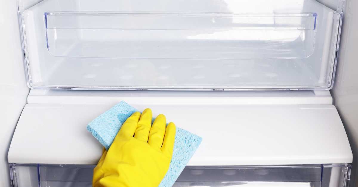 cleaning refrigerator shelves mild soap