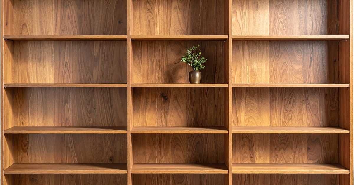 wiping shelves furniture after decluttering
