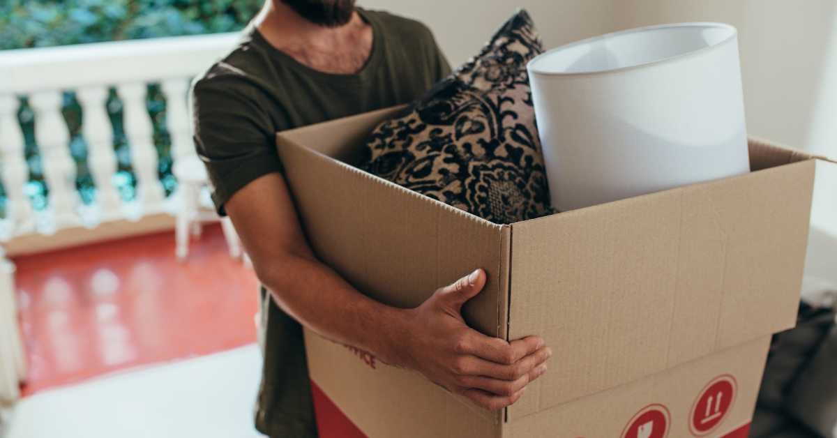 mixed items stored together in one box 