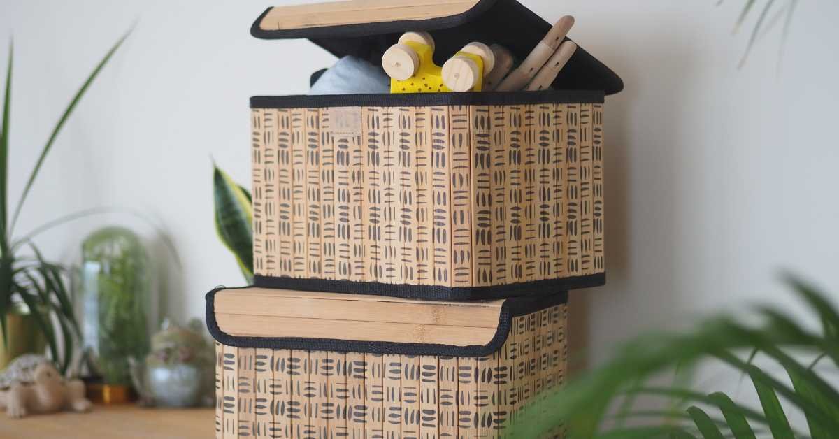 storage box organizing small items home 